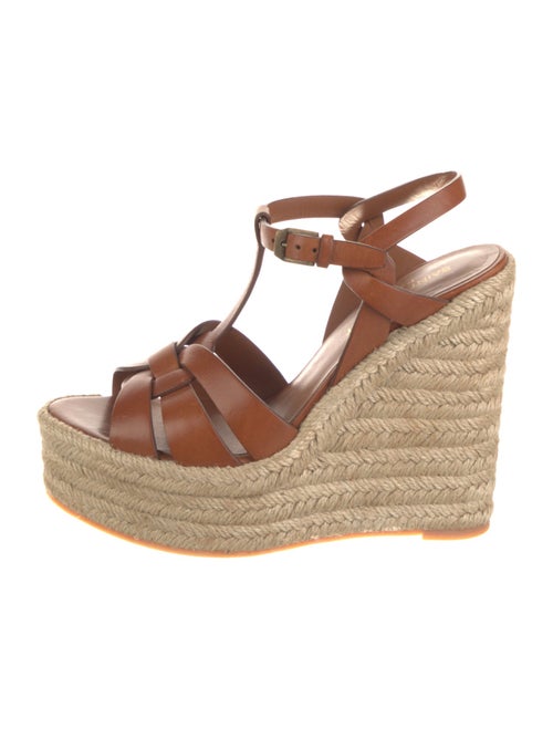 Saint Laurent Leather Espadrilles