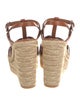 Saint Laurent Leather Espadrilles