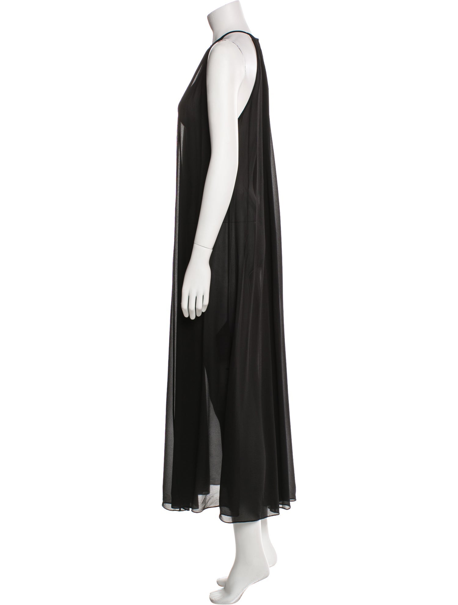 Saint Laurent Silk Long Dress