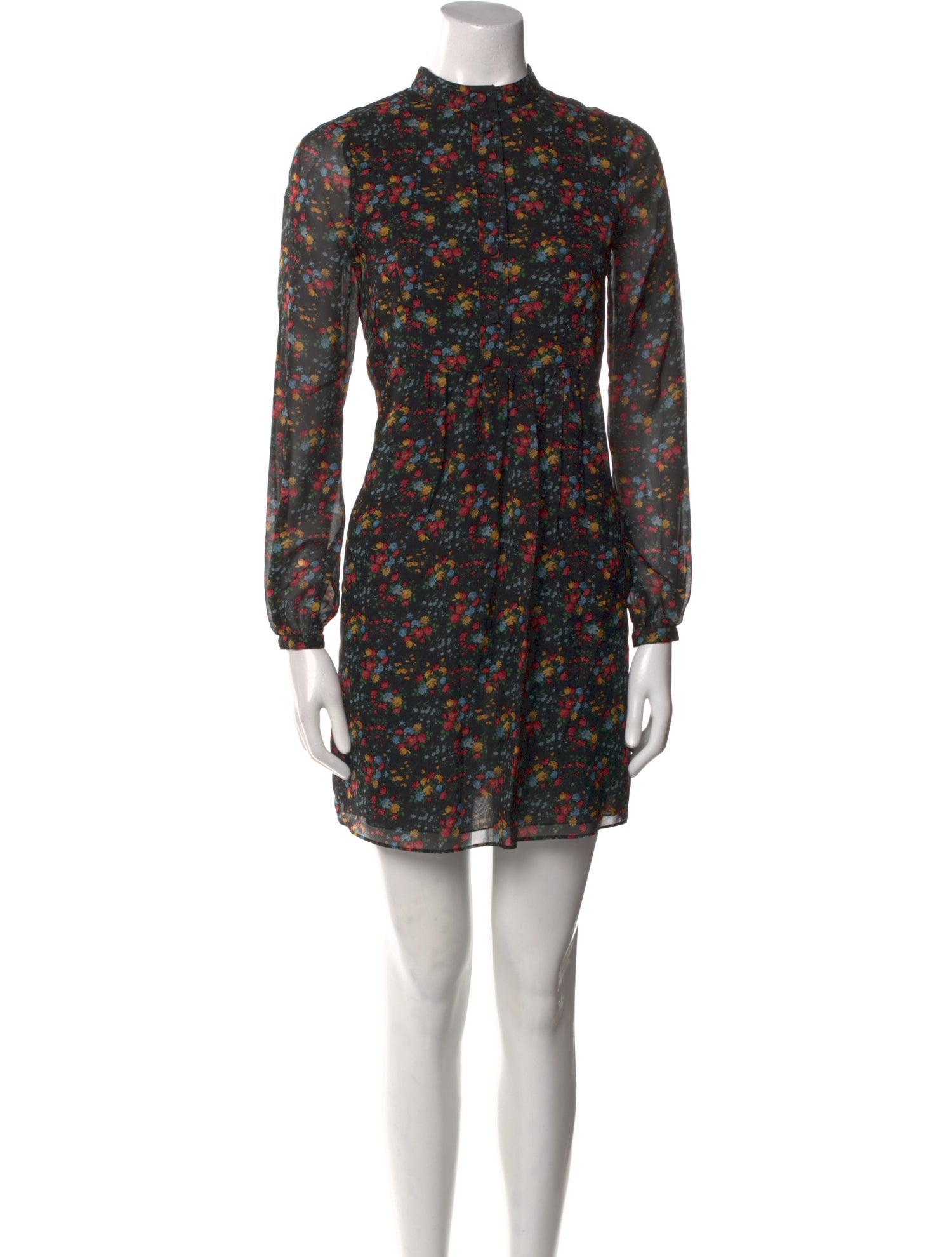 Saint Laurent Silk Mini Dress w/ Tags