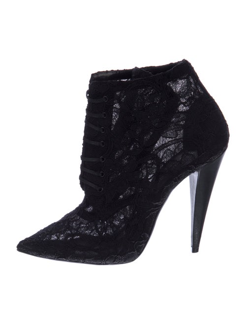 Saint Laurent Lace Lace Pattern Pumps