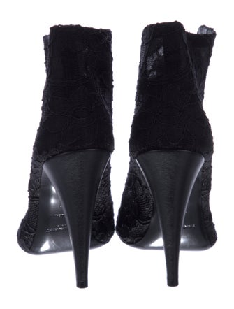 Saint Laurent Lace Lace Pattern Pumps