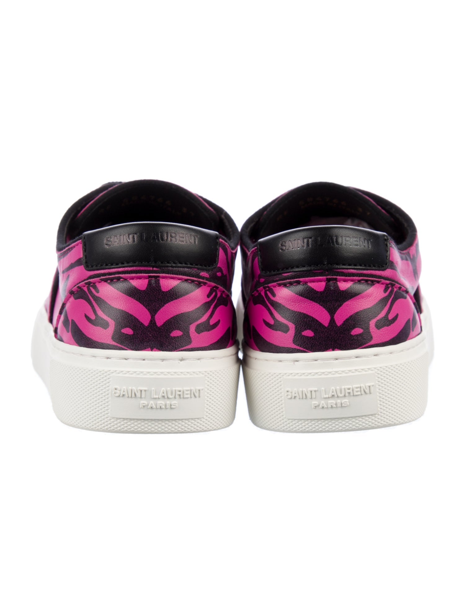 Saint Laurent Leather Printed Sneakers
