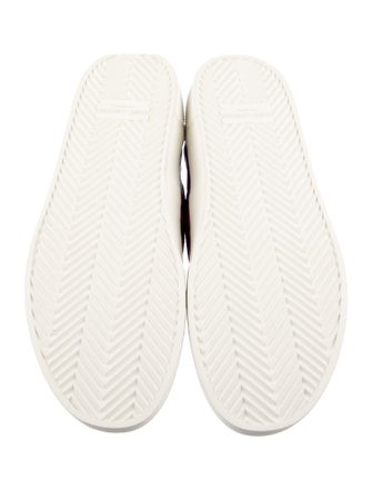 Saint Laurent Leather Printed Sneakers