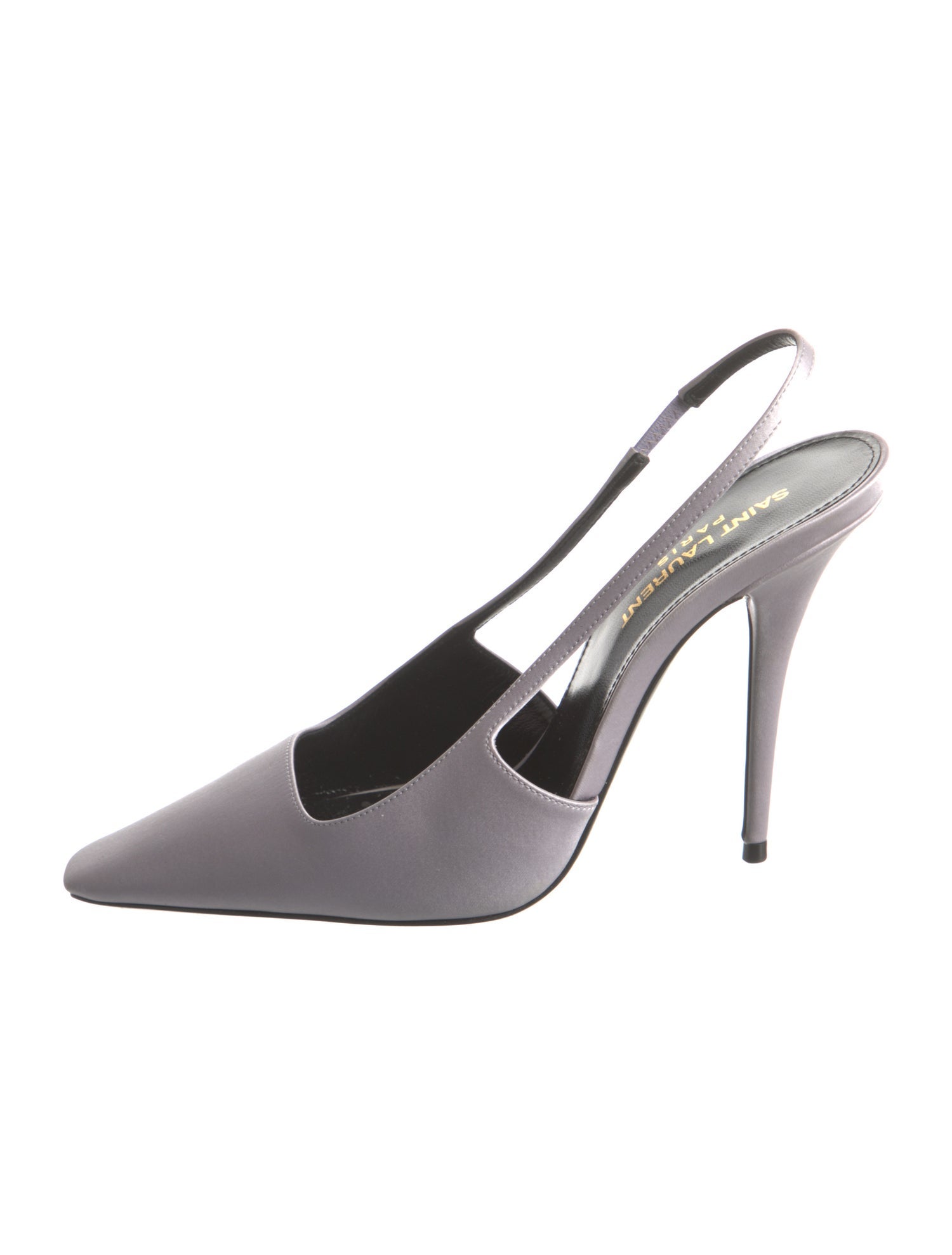 Saint Laurent Satin Slingback Pumps