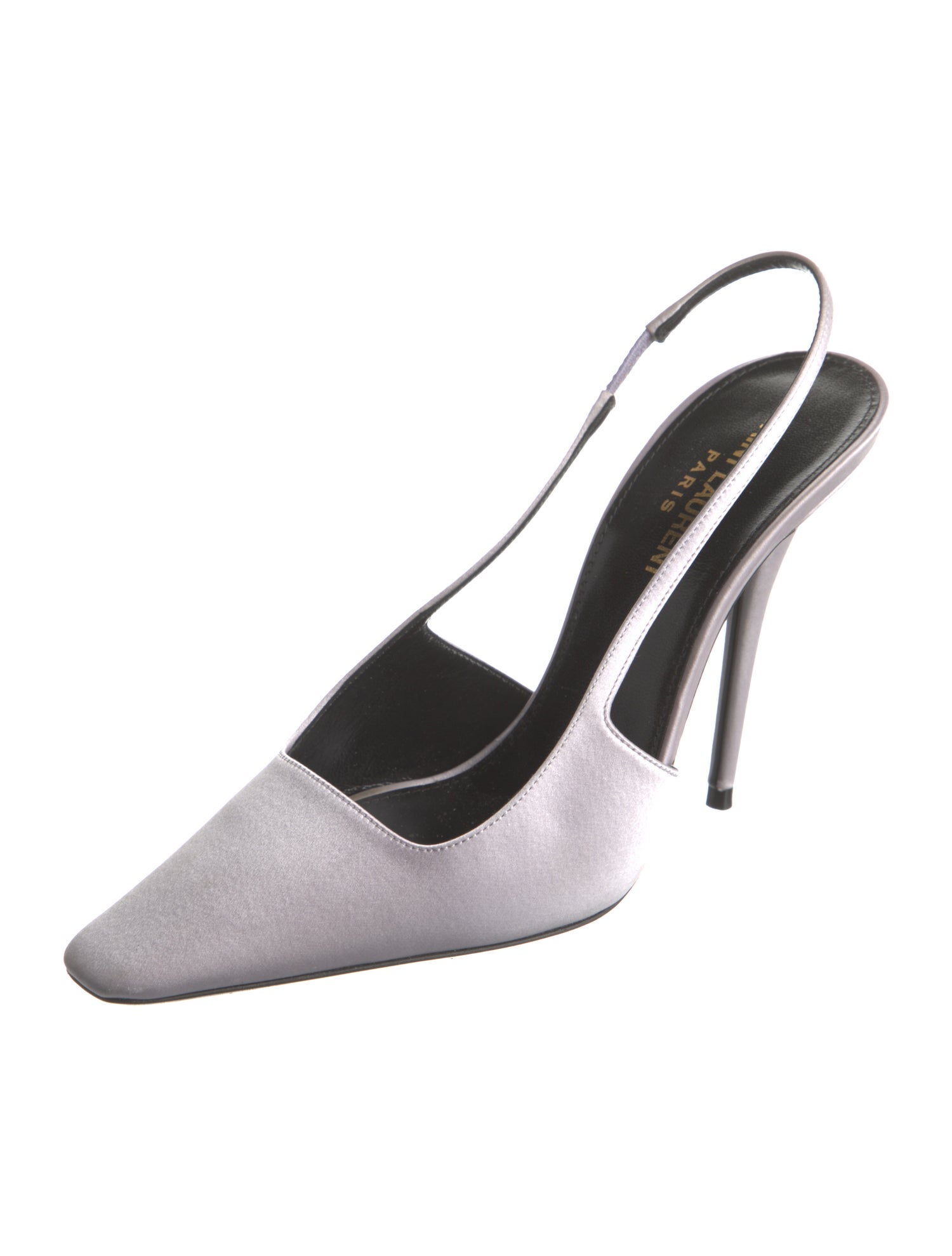 Saint Laurent Satin Slingback Pumps