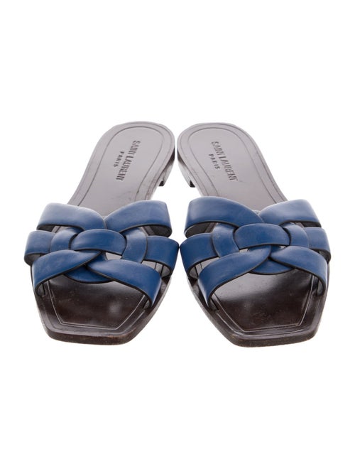Saint Laurent Leather Slides