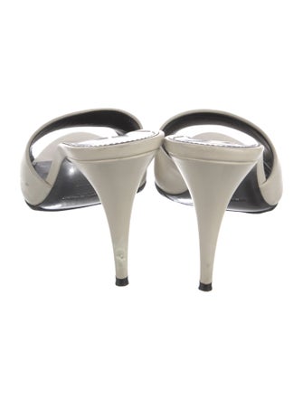 Saint Laurent Leather Slides