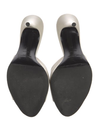 Saint Laurent Leather Slides