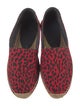 Saint Laurent Canvas Animal Print Espadrilles