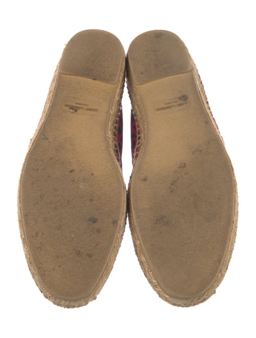 Saint Laurent Canvas Animal Print Espadrilles