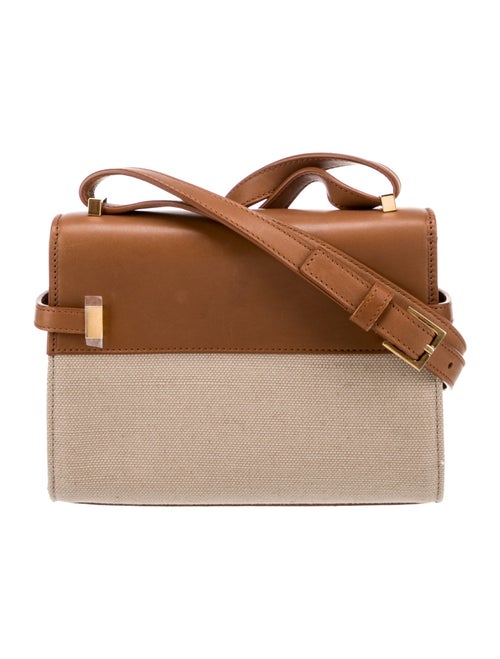 Saint Laurent Canvas Manhattan Mini 2024