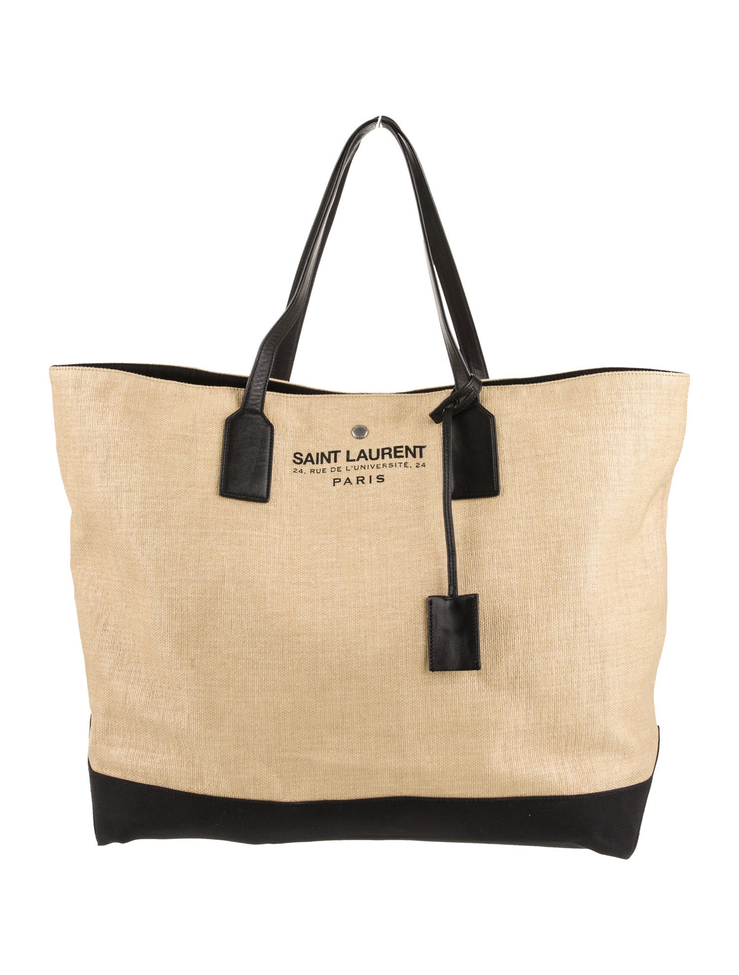 Saint Laurent Raffia Tote