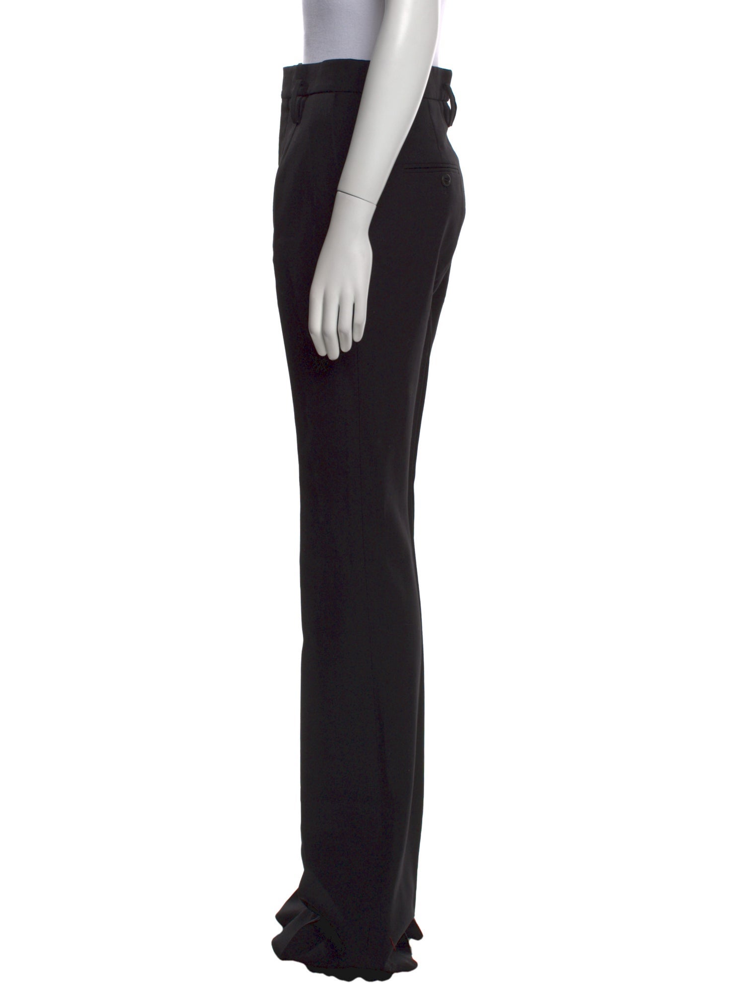 Saint Laurent Wool Wide Leg Pants