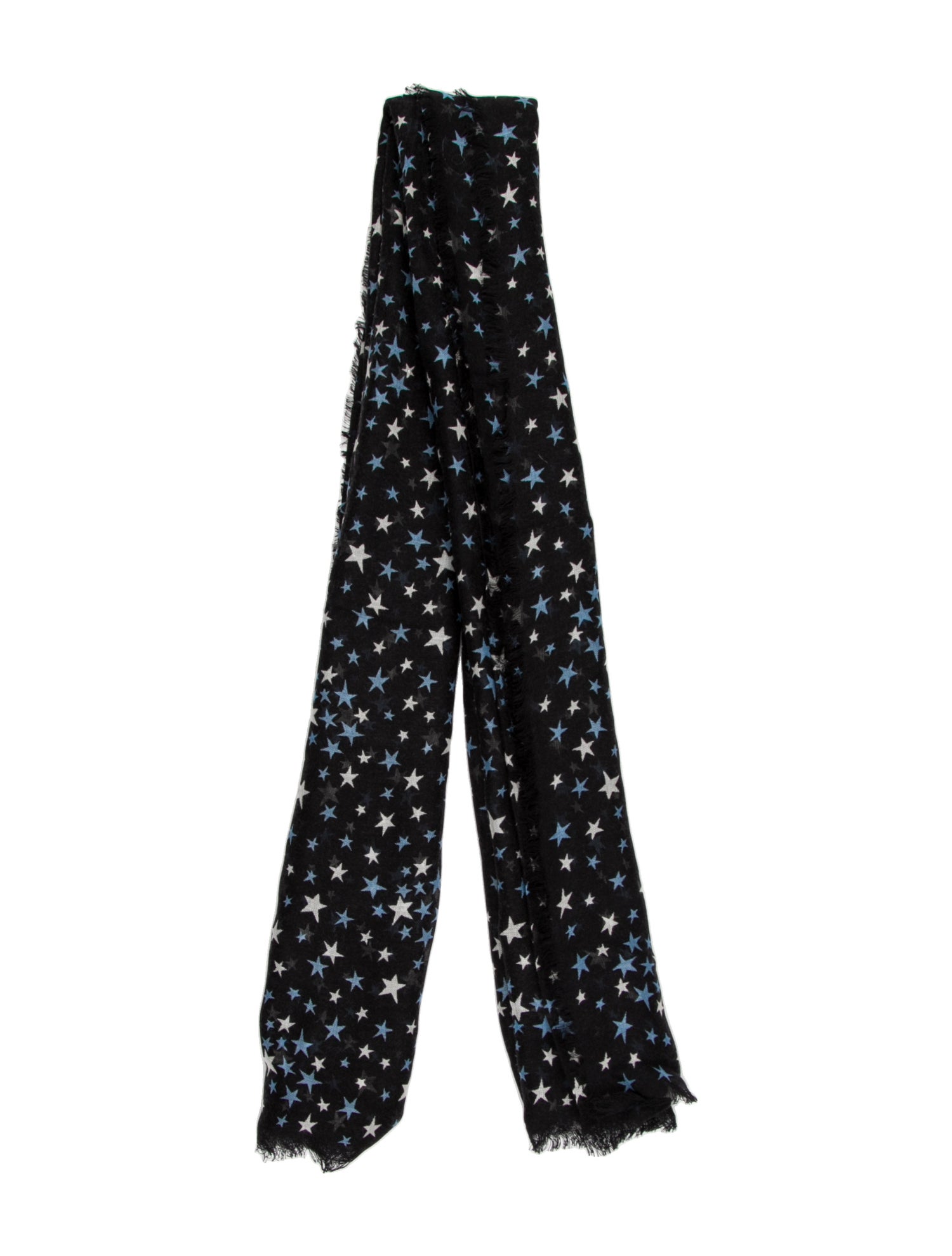 Saint Laurent Silk Floral Print Scarf