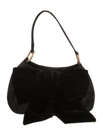 Yves Saint Laurent Rive Gauche Satin Top Handle Bag