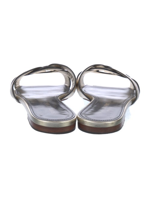 Saint Laurent Leather Slides
