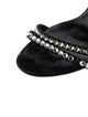 Saint Laurent Satin Crystal Embellishments Sandals