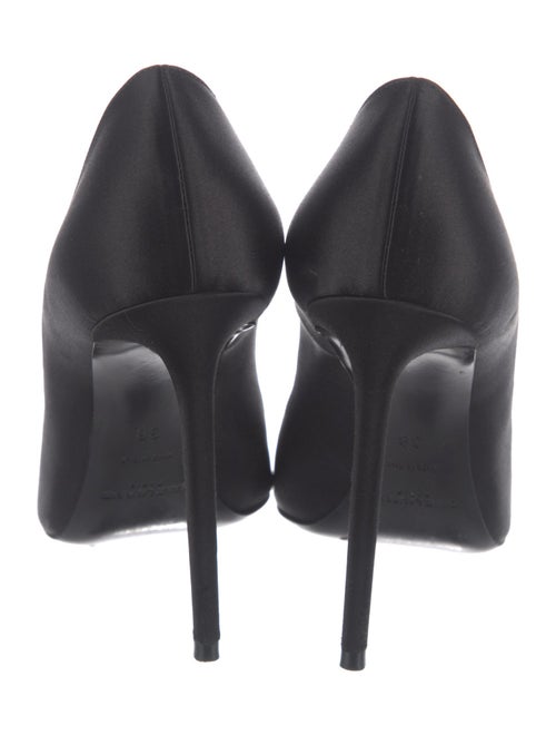 Saint Laurent Satin Crystal Embellishments Pumps