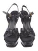 Yves Saint Laurent Leather T-Strap Sandals