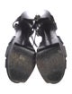 Yves Saint Laurent Leather T-Strap Sandals