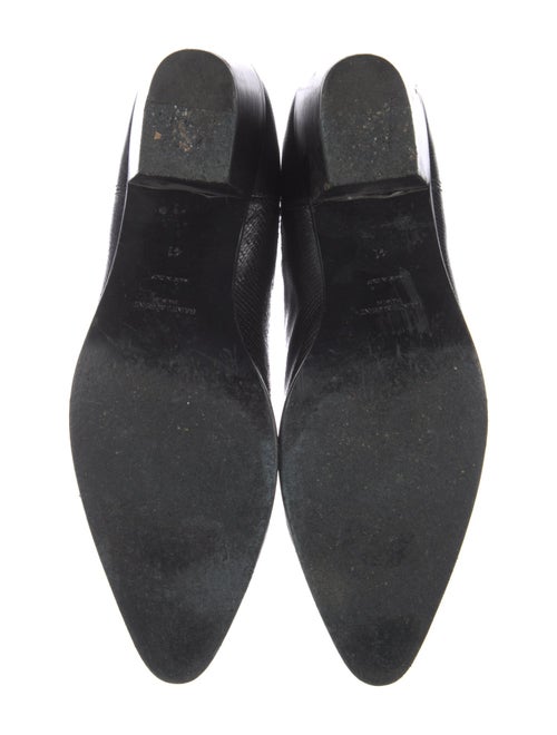 Saint Laurent Embossed Leather Chelsea Boots