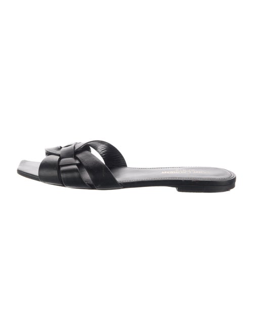 Saint Laurent Leather Slides