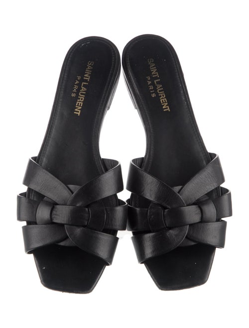 Saint Laurent Leather Slides