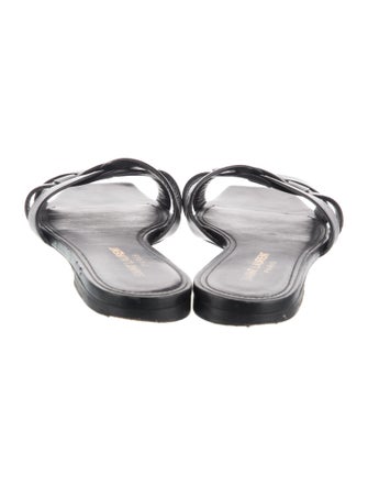 Saint Laurent Leather Slides