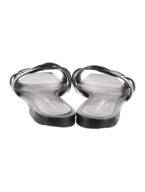 Saint Laurent Leather Slides