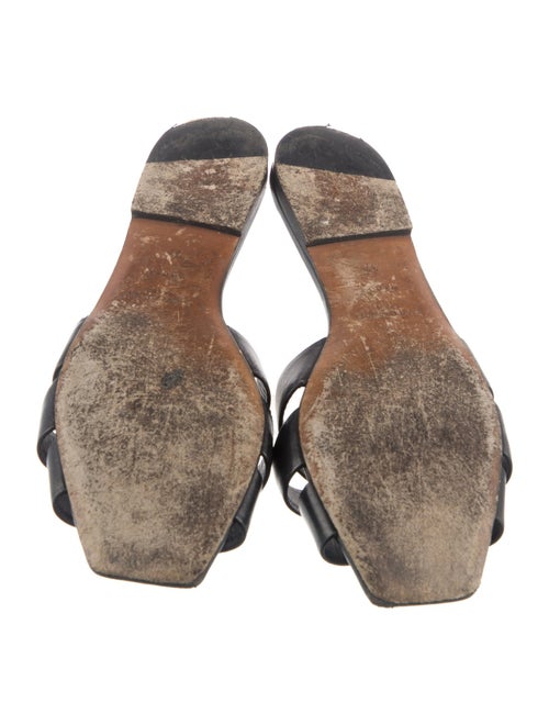 Saint Laurent Leather Slides