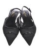 Saint Laurent Leather Slingback Pumps