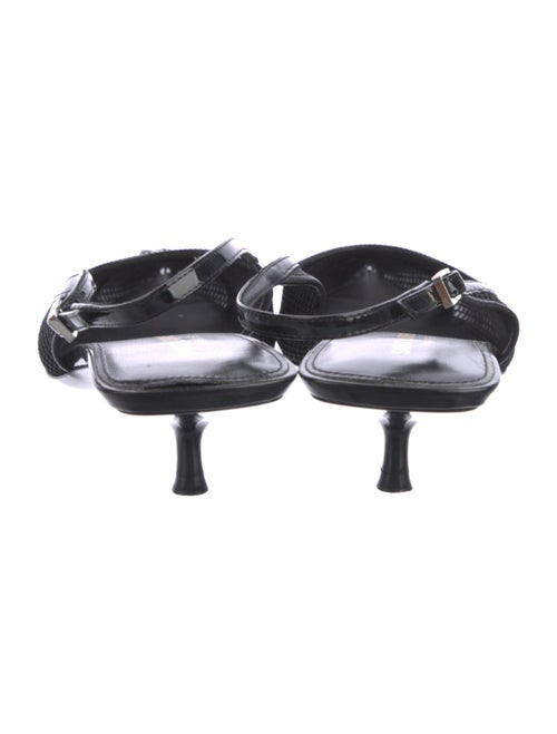 Saint Laurent Leather Slingback Pumps