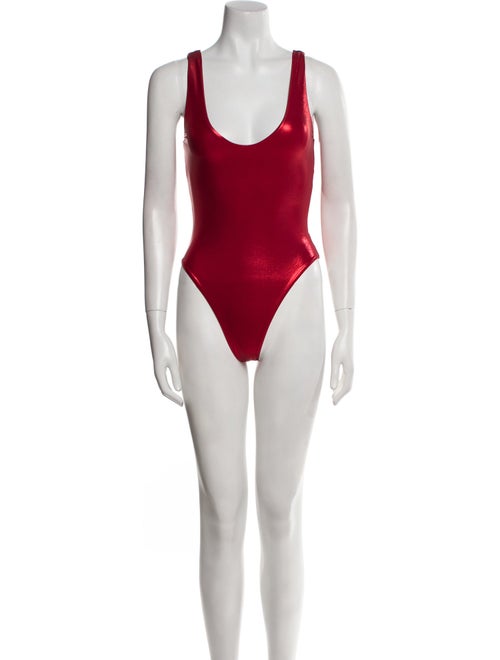 Saint Laurent 2021 Glitter Accents One-Piece