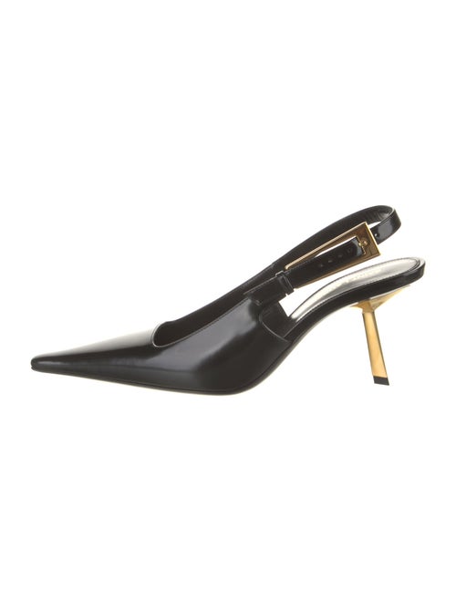Saint Laurent Leather Slingback Pumps