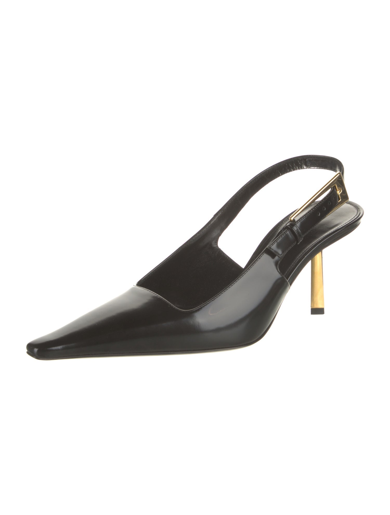 Saint Laurent Leather Slingback Pumps