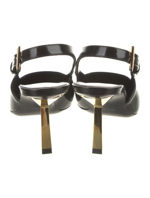 Saint Laurent Leather Slingback Pumps