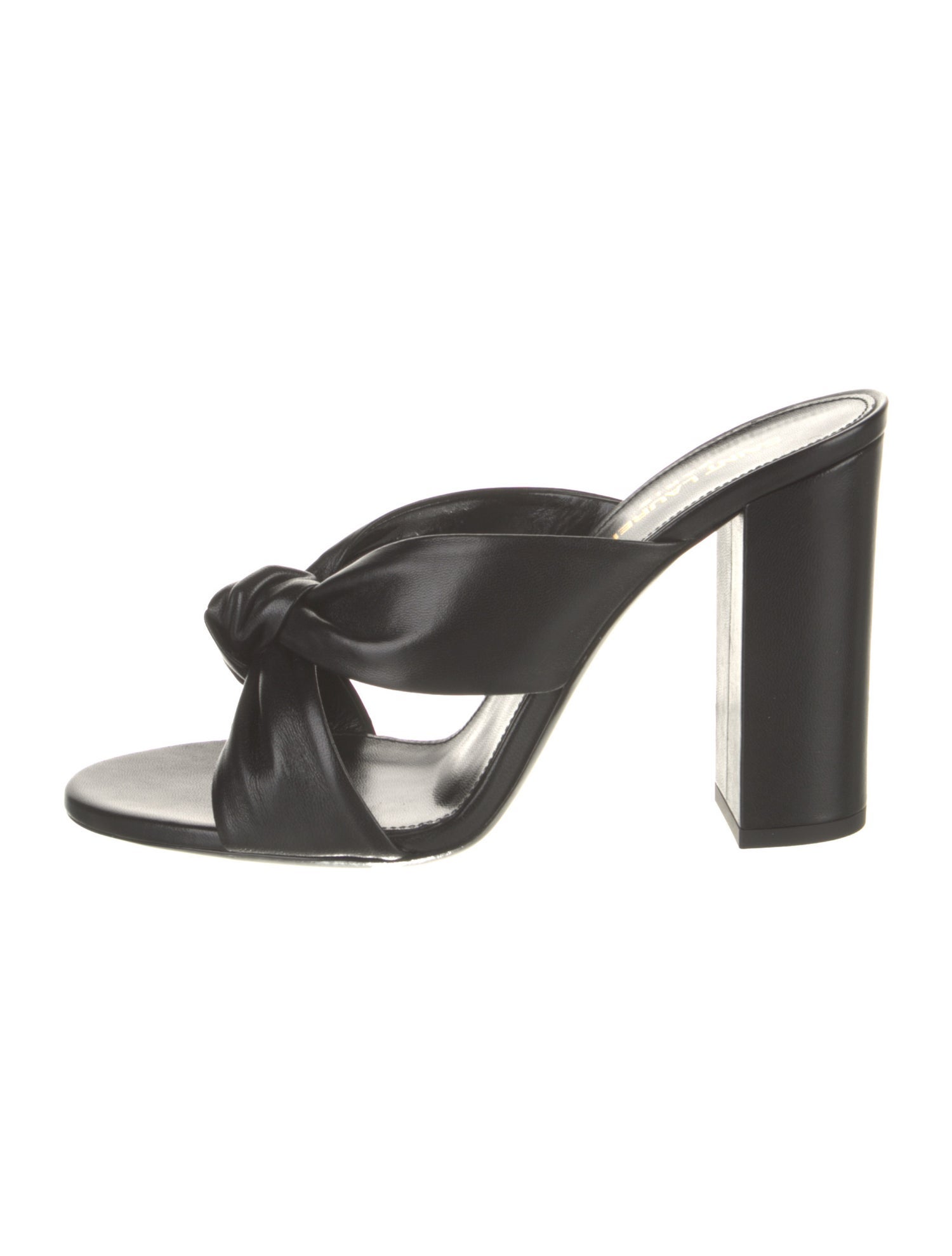 Saint Laurent Leather Slides