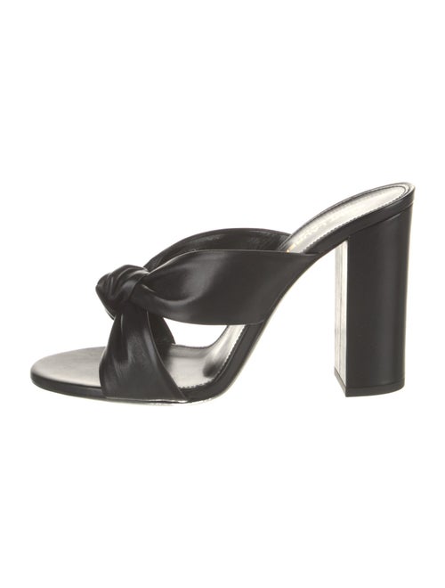Saint Laurent Leather Slides