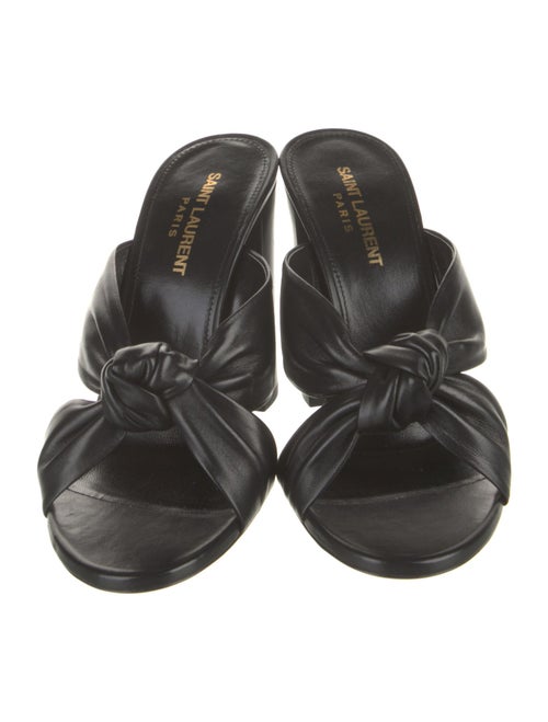 Saint Laurent Leather Slides
