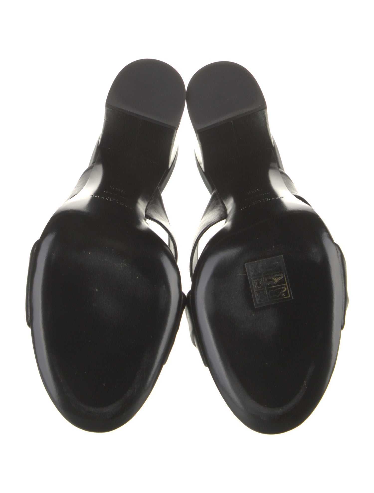 Saint Laurent Leather Slides