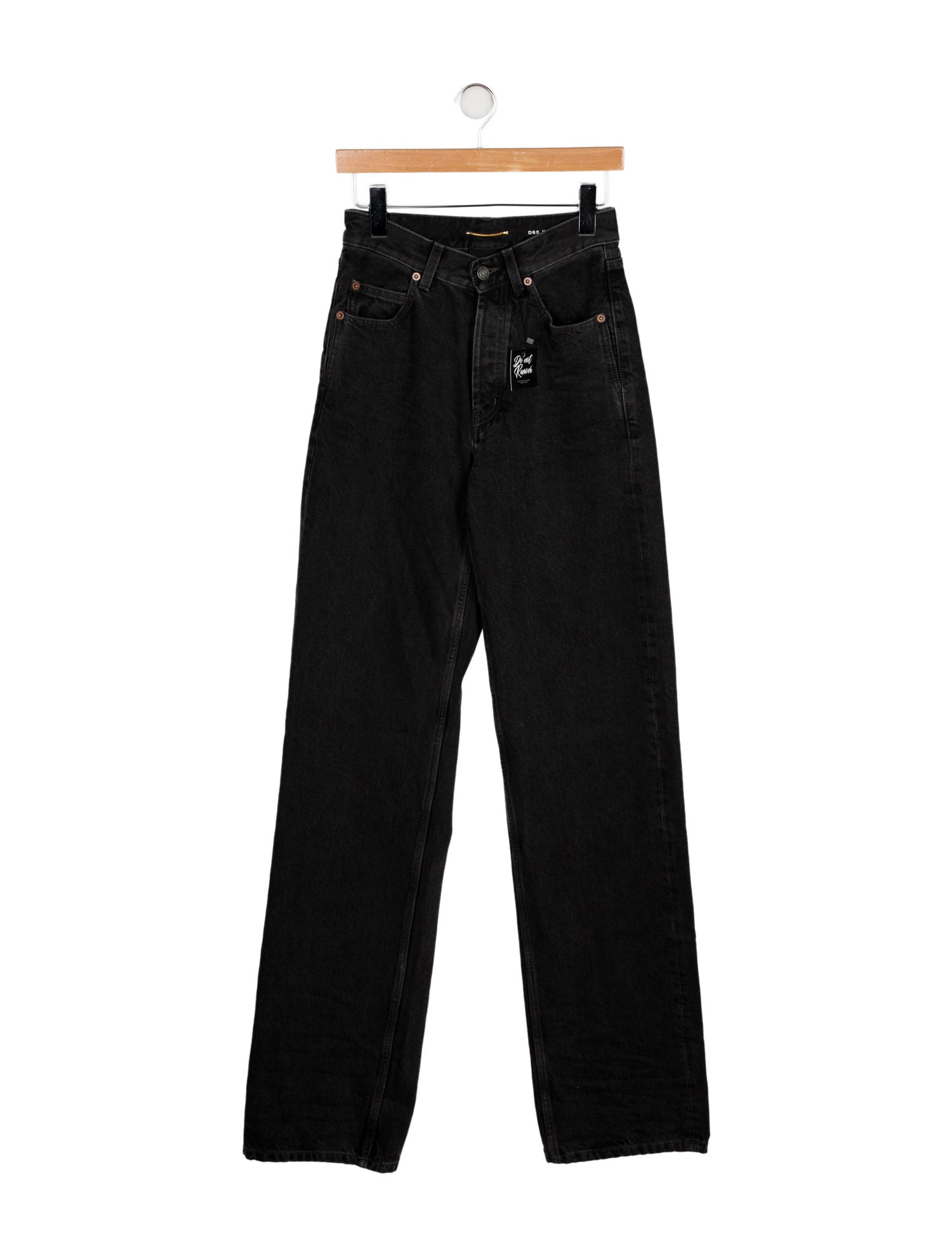 Saint Laurent High-Rise Wide Leg Jeans