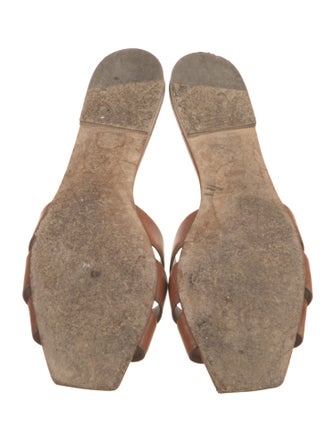 Saint Laurent Leather Slides