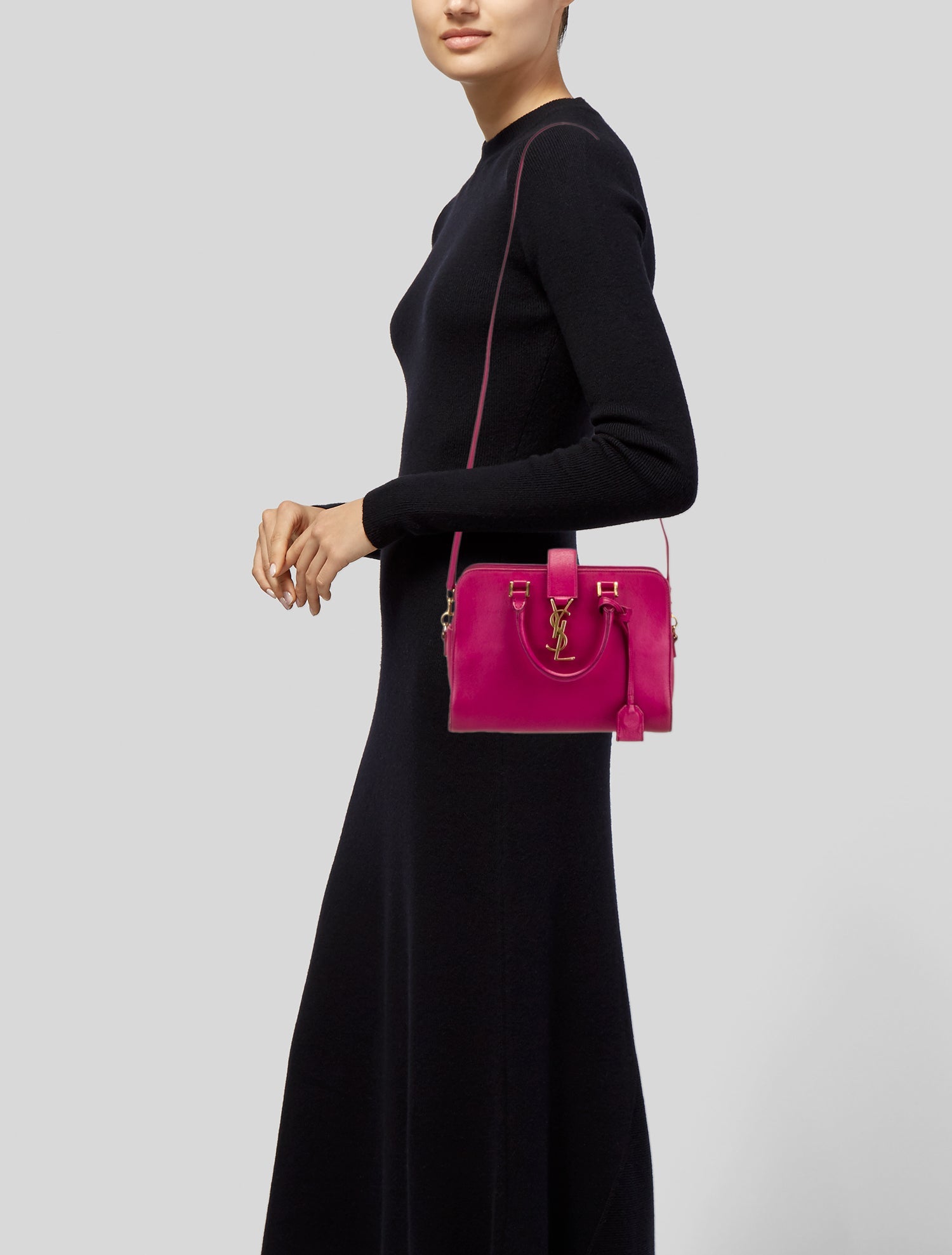 Saint Laurent Leather Y Cabas Small