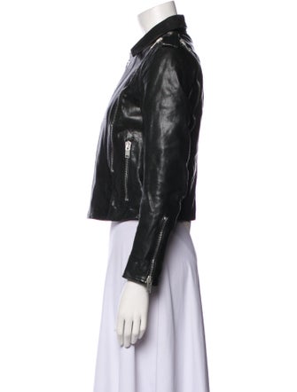 Saint Laurent Leather Biker Jacket
