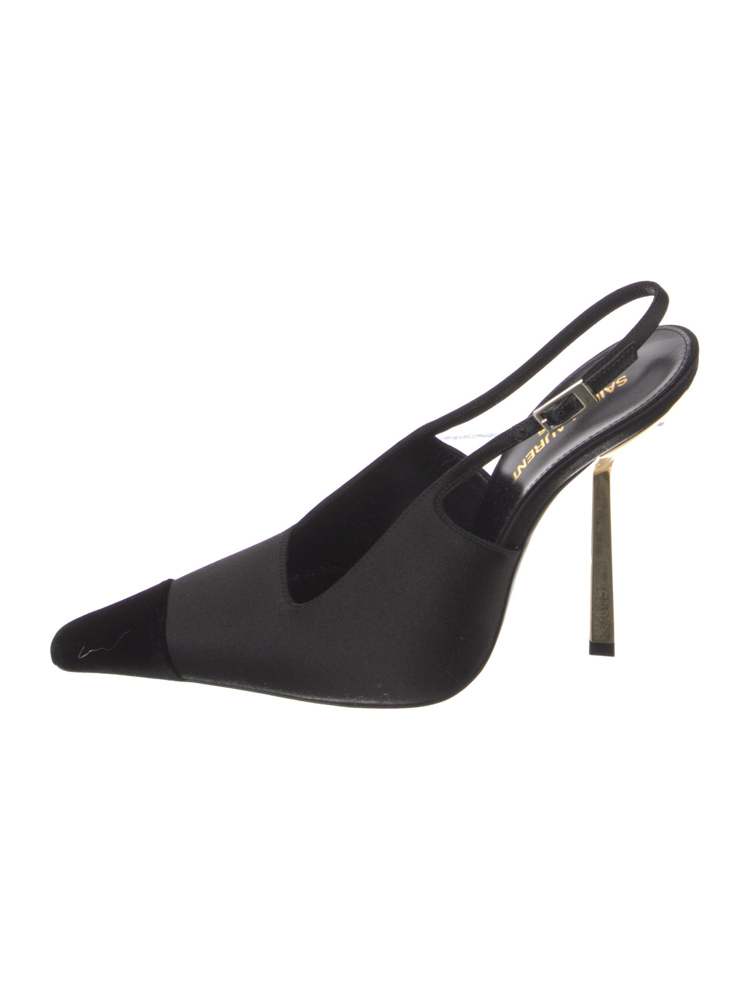 Saint Laurent Satin Slingback Pumps