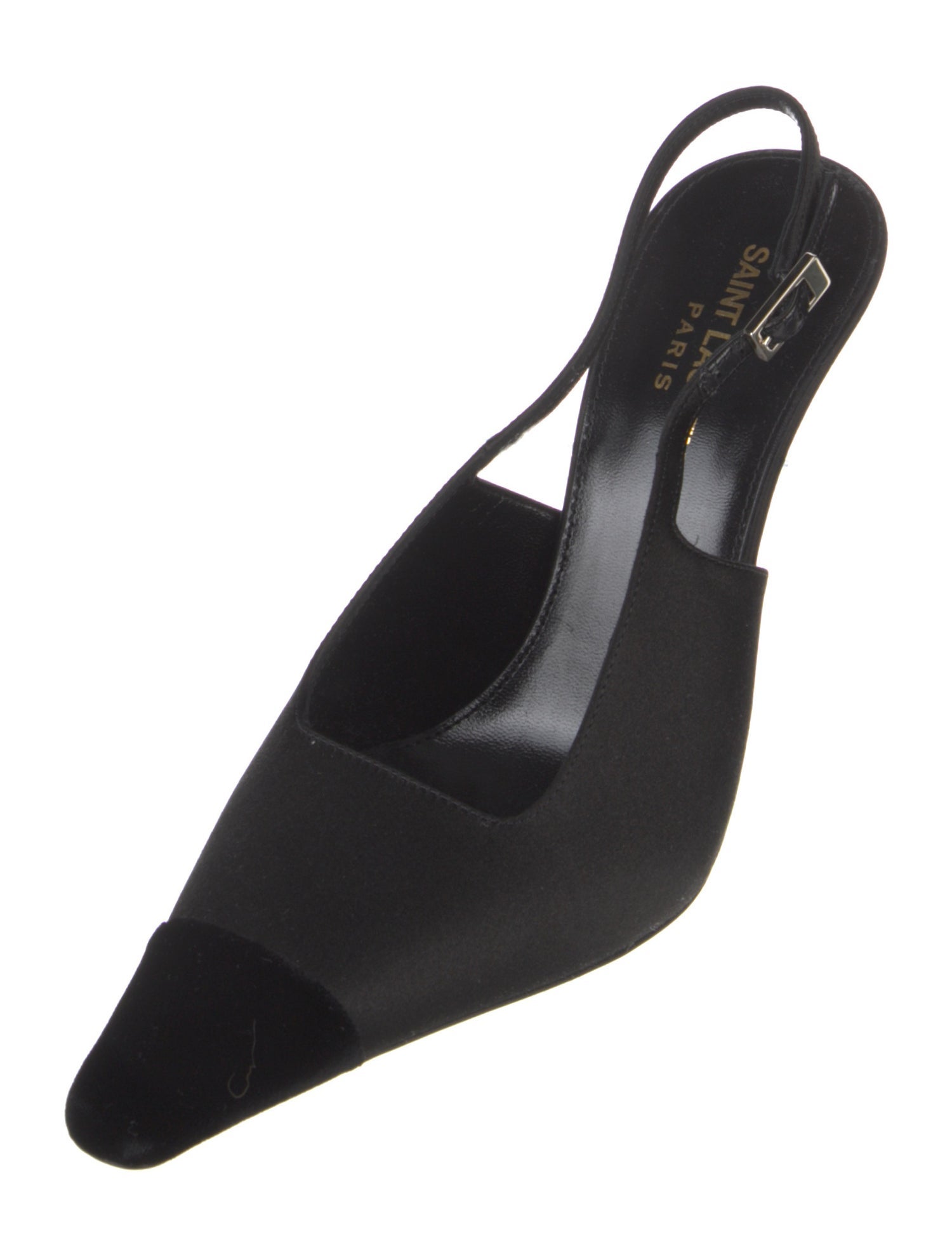 Saint Laurent Satin Slingback Pumps