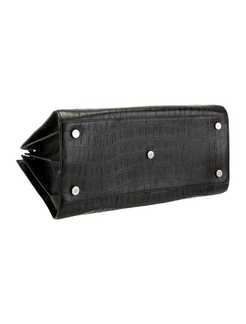 Saint Laurent Embossed Leather Sac De Jour Large