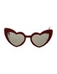 Saint Laurent Cat-Eye Mirrored Sunglasses