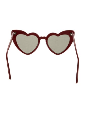 Saint Laurent Cat-Eye Mirrored Sunglasses